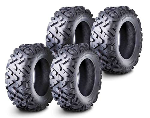 ROADGUIDER Set 4 ATV UTV Tires 25x10-12 25x10x12 6PR All Terrain - size: 25X10-12 *4