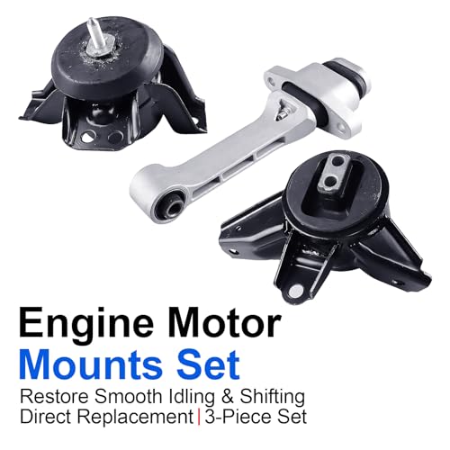 3PCS Engine Motor Mount Set Compatible with Santa Fe Sorento 2.4L - size: Santa Fe 2019-2020 Auto