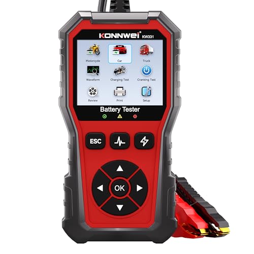 KONNWEI KW331 6V 12V 24V Car Battery Tester with Cloud Report