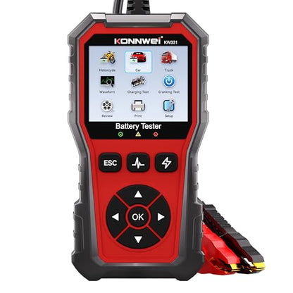 KONNWEI KW331 6V 12V 24V Car Battery Tester with Cloud Report