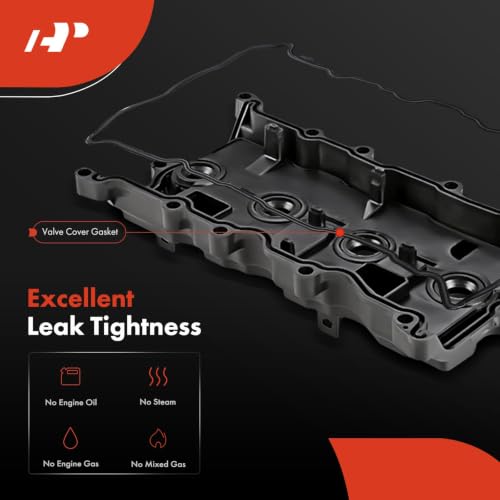 A-Premium QR25DE 2.5L Engine Valve Cover, with Gasket & Oil Cap & Bolt - style: 2007-2012 Altima & Rogue