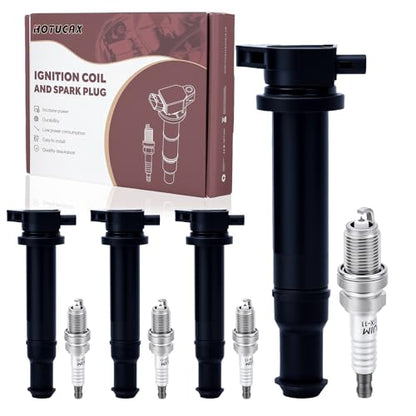 UF499 Ignition Coils & Spark Plugs Tune Up Kit, 4 Pack - size: UF499 & Spark Plugs