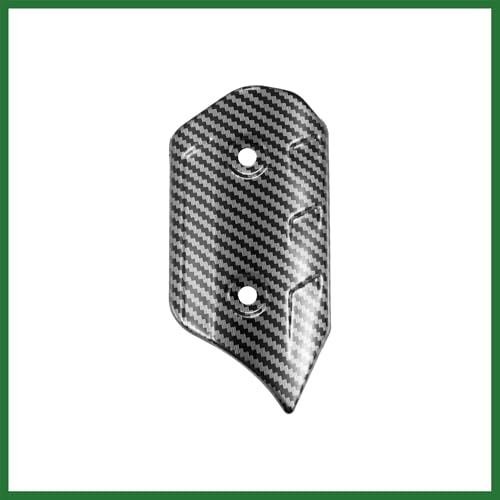 Motoforti 1 Set Universal Motorcycle ATV 4.69'' Carbon Fiber Pattern Black Exhaust Muffler Pipe Heat Shield Cover Guard Protector Long-lasting