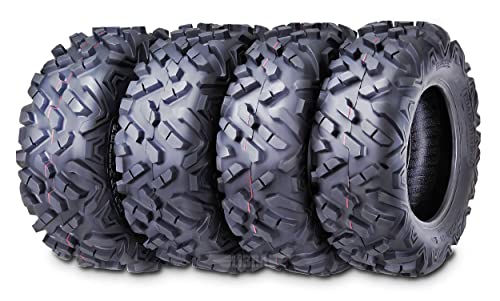 ROADGUIDER Set4 ATV UTV Tires 27x9-14 Front & 27x11-14 Rear 6PR All Terrain - size: 27x9-14 & 27x11-14