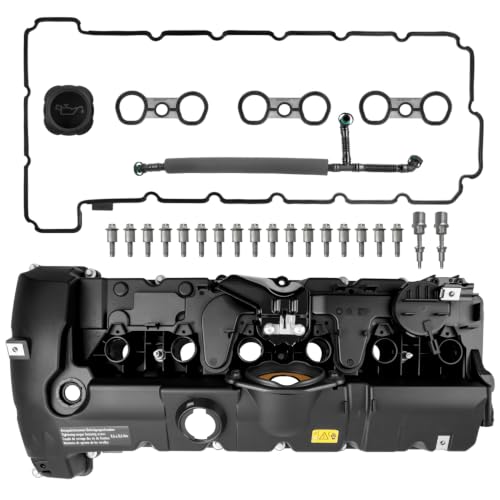 Engine Valve Cover Fits for 2008-2011 528i L6 3.0L, 2007-2013 328i - size: 11127552281