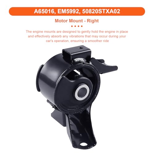 Engine Motor Mount Set & Trans Mount Compatible with Acura MDX/ZDX 2010-2013 V6 3.7L 4PCS, Replacement for A4526HY A65016 A65097HY A65094 - size: MDX/ZDX 10-13 3.7L