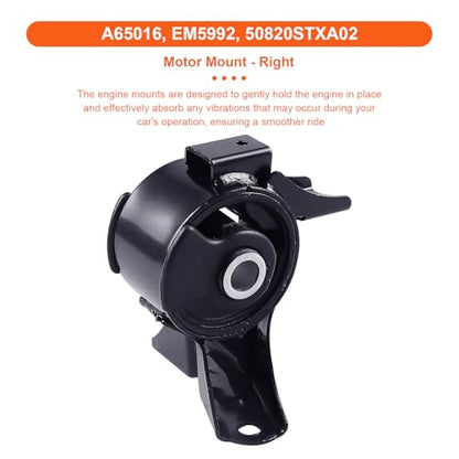 Engine Motor Mount Set & Trans Mount Compatible with Acura MDX/ZDX 2010-2013 V6 3.7L 4PCS, Replacement for A4526HY A65016 A65097HY A65094 - size: MDX/ZDX 10-13 3.7L