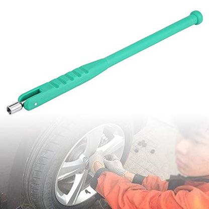 Acouto Tire Valve Stem Puller Tool Tire Valve Stem Puller Installer Tool Quick Remover Tire Repair Installer No Scratch Green Tire Valve Stem Puller Rod Tool with Valve Core Tool Built in