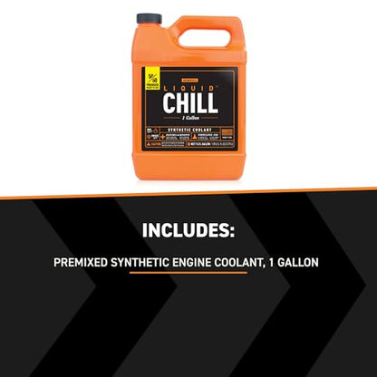 Mishimoto MMRA-LC-5050F Liquid Chill Premixed Synthetic Engine Coolant, 1 Gallon, Orange - size: 1 Gallon, style: Pre-Mixed