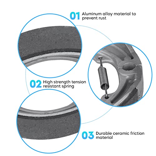 Front Brake Pads Rear Brakes Shoes for Suzuki LS650 Savage LS 650 K L P F Boulevard S40 650CC 1995-2015 - 2 Set