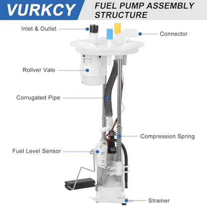 Vurkcy Electric Fuel Pump Module Assembly Fit for 2004-2008 Ford F150