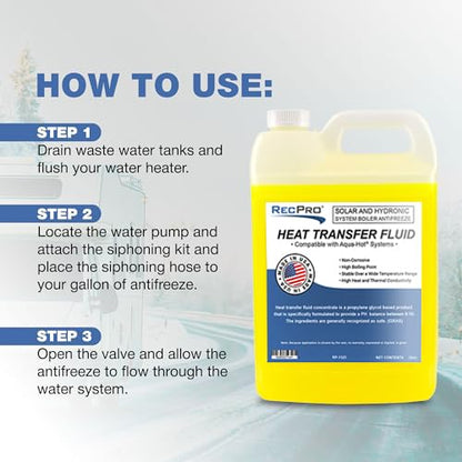 RecPro RV Boiler Antifreeze for Aqua-Hot System | 1 Gallon