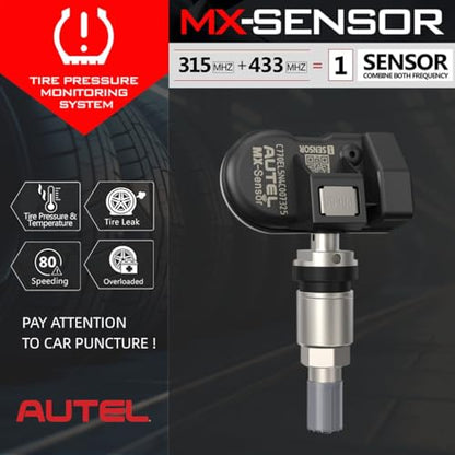 Autel TPMS Sensors 20pcs, MX-Sensor 2in1 315MHz/433MHz Tire Pressure Sensor