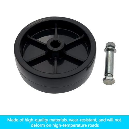 Trailer Jack Caster Wheel, 6 Inch Trailer Tongue Jack Wheel with 1200LB Load Capacity, Utility Replacement Parts Accessories, Suitable for Hitch Camper RV - size: 6 Inch