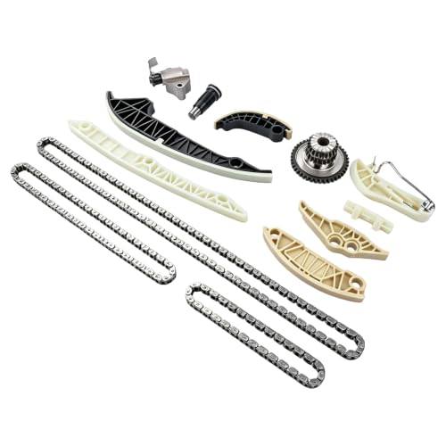 Engine Piston Timing Chain Kit Replacement for 2008-2011 VW Jetta Tiguan GTI Beetle Passat Audi A3 TT 2.0L Part# 06H109469T, 06H109469AD, 06D109611H, 06D109601M, 06H107065AM
