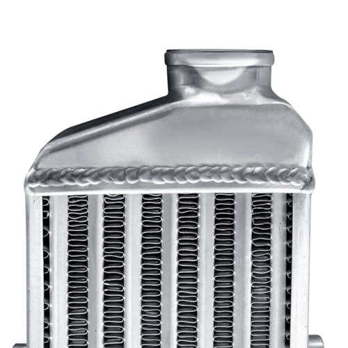 Universal Intercooler 27''x6.6''x2.7" Front Mount Intercooler 2.2'' Inlet and Outlet Aluminum Turbo Intercooler Direct Replacement for Any Turbo Charger system - size: 27''x6.6''x2.7" 2.2''