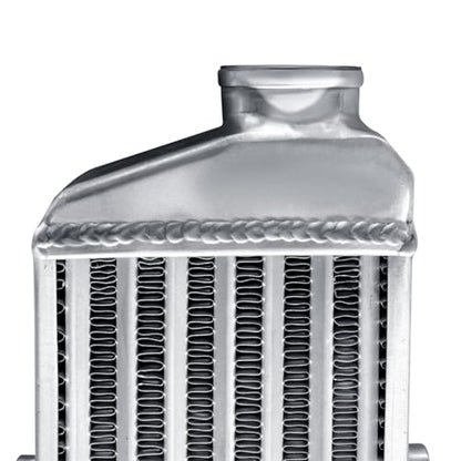 Universal Intercooler 27''x6.6''x2.7" Front Mount Intercooler 2.2'' Inlet and Outlet Aluminum Turbo Intercooler Direct Replacement for Any Turbo Charger system - size: 27''x6.6''x2.7" 2.2''