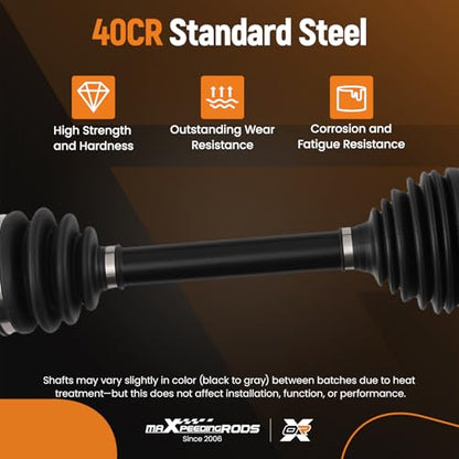 maXpeedingrods Front Left and Right CV Axle Shaft for Nissan Maxima 66-6295 - size: for 66-6295-LR