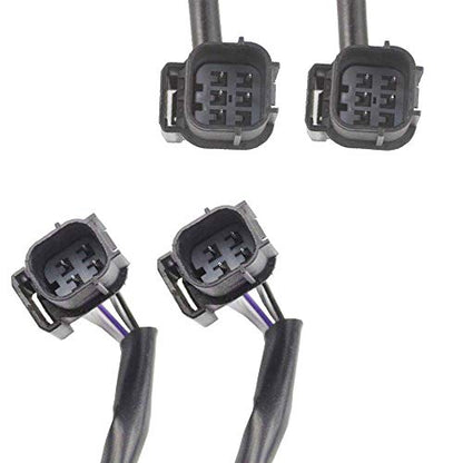 4PCS Oxygen Sensor 1 & 2 for 2009 2010 2011 2012 2013 Honda Pilot Ridgeline 3.5L Upstream + Downstream