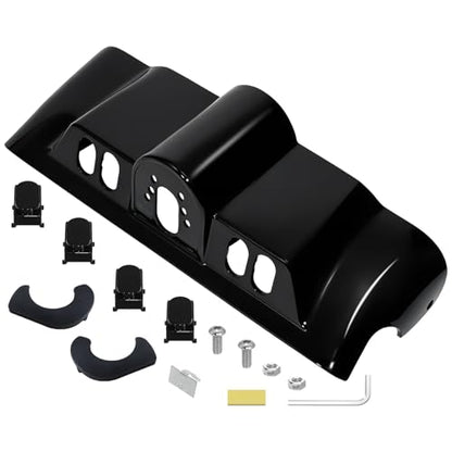 Vivid Black ABS Inner Fairing with Switch Cap Kit for Harley Touring