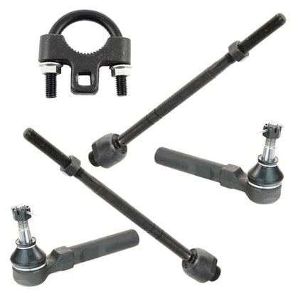 TRQ Inner and Outer Left and Right Tie Rod Set - style: PSA71335