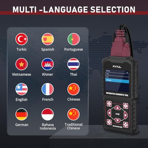 M3-A Motorcycle Diagnostic Tool for Honda Yamaha Kawasaki