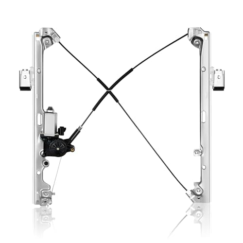 Front Left Driver Side Power Window Regulator Assembly W/Motor Compatible for Silverado Suburban Avalanche 1500 2500 3500 00-06 Cadillac Escalade 02-06 GMC Yukon XL Sierra - size: Front Left Side