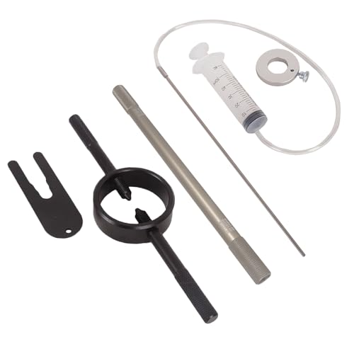 Motorcycle Fork Service Tool Kit, 3PCS Fork Maintenance Tool Set Fork Oil Level Tool, Fork Spring Compressor, and Damper Rod Bleed Tool