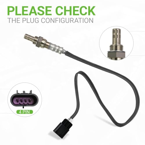 O2 Oxygen Sensor Compatible with Hyundai Azera Entourage Genesis Santa Fe, Sonata Veracruz & Kia Amanti Sedona Sorento # 250-24707 392103C850 392103C200 25024707 2344856 234-4856 Upstream/Downstream - size: 234-4856