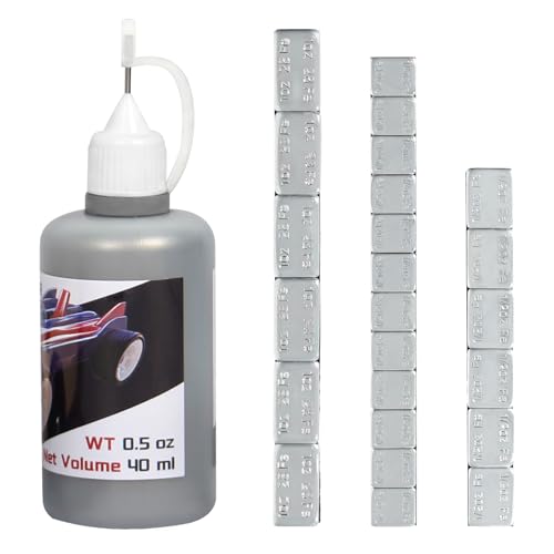 Pinewood Weights Kit with 24 Iron Weights & Graphite Powder