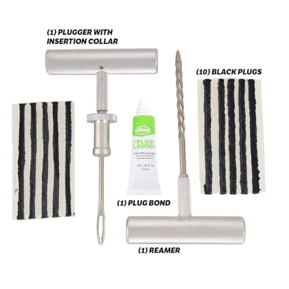 Slime 20290-1 Tire Plug Kit Pro Series, Ultimate Reamer Plugger Set - size: 13-Pieces, style: Plug Kit