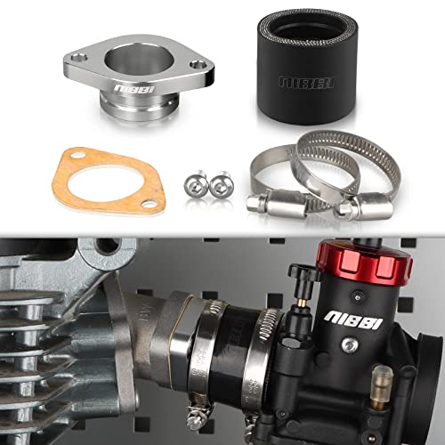 NIBBI Carburetor Intake Manifold for CG Engine 33mm Motorcycle - size: for CG Engine/M6*14mm