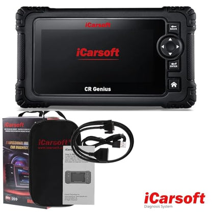 iCarsoft CR Genius 5'' Multi-Brand Vehicle Multi-Systems/Quick Test/Actuation Test/Touch Screen Car Diagnostic Scan Tool - size: 5'' Large