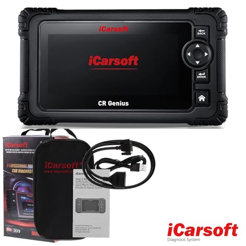 iCarsoft CR Genius 5'' Multi-Brand Vehicle Multi-Systems/Quick Test/Actuation Test/Touch Screen Car Diagnostic Scan Tool - size: 5'' Large
