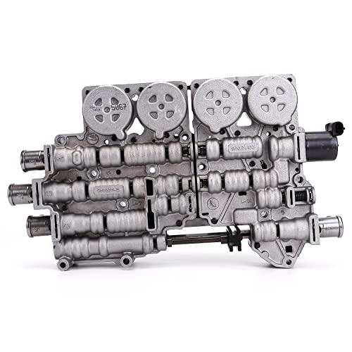 5L40E 5-speed Transmission Vavle Body Solenoids & Plate Refuribsh Compatibile with B-M-W Cadilla-c Pontiac Saturn
