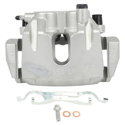 SCITOO Front Left Disc Brake Caliper With Bracket 18B5297 Silver - size: Front Driver[18B5297]