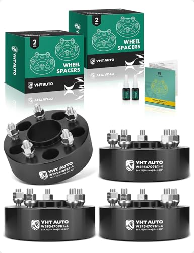 YHTAUTO 5x4.75 Hub Centric Wheel Spacers 2 Inch for Buick, Chevy, GMC - size: 2 Inch Thickness, style: 4 PCS