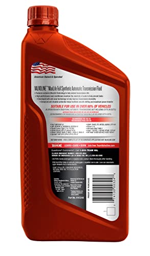 Valvoline ATF, Automatic Transmission Fluid, 1 QT Pack of 2 | MaxLife | Multi-Vehicle | Full Synthetic - size: 1 QT, Case of 2