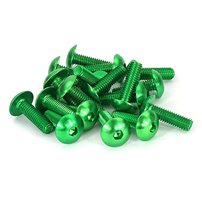 Universal Fairing Bolt Kits Fit for CRF/YZ/NINJA/GSX/DRZ Series - color: Green