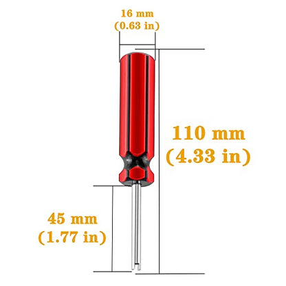 QPINGH 5 Pcs Car Motorcycle Truck Bike Screwdriver Valve Stem Core Remover Tire Repair Install Tool