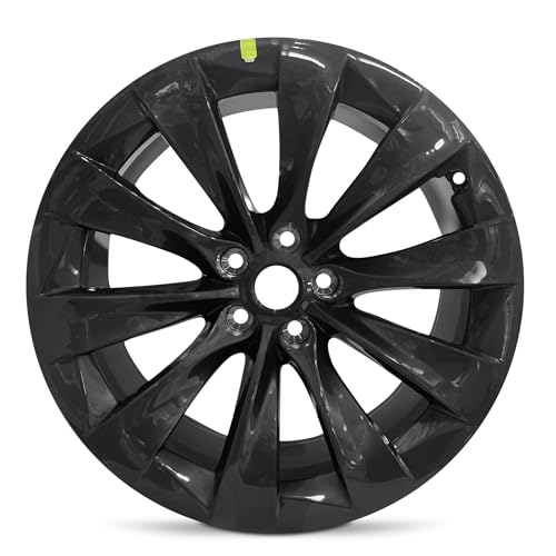 For 2015-2021 Tesla Model X 20 Inch Rear Charcoal Alloy - Genuine OEM Rim - Road Ready SUV Wheel - color: Charcoal