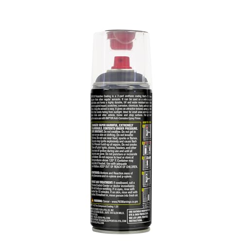 Raptor 2K Bedliner Aerosol, Protective Coating, 13.2 OZ - color: Basalt Gray