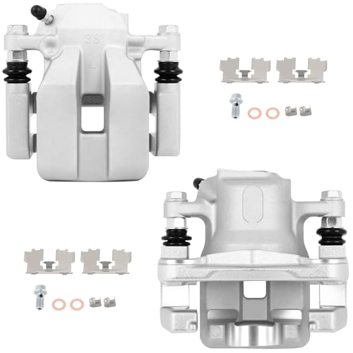 SCITOO Rear Left & Right Disc Brake Calipers With Bracket 19B3193 19B3192 - size: Rear[19B3193 & 19B3192]