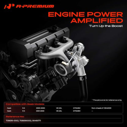 A-Premium Complete Turbocharger Turbo Kit with Gasket
