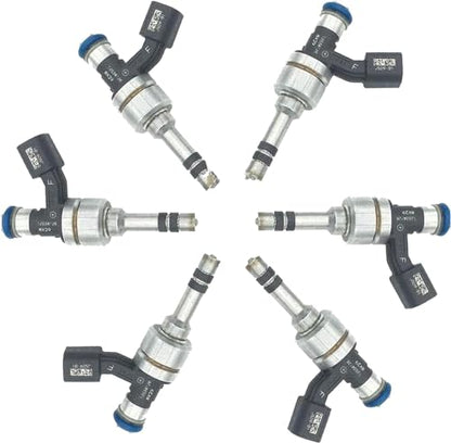 AURUS 6pcs 12634126 Direct Fuel Injector Assembly Compatible with 2013-2023 BUICK for 2013-2019 CADILLAC for 2012-2020 CHEVROLET for 2012-2017 GMC V6 3.6L (Set Of 6)