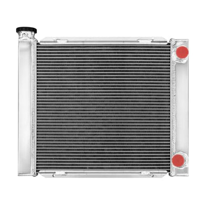 3 Row Universal 22" W X 19" H Radiator Compatible with Chevy SBC 350 Engine Double Pass Core Crossflow Aluminum Cooling Radiators