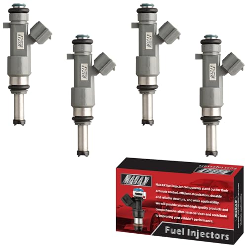 Set of 4 Fuel Injectors 16600-EA00A FJ744 Replacement - size: FJ744