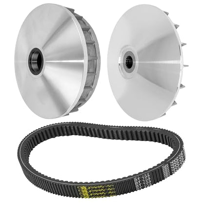 Caltric Clutch Primary Fixed And Sliding Sheaves Belt Compatible with Yamaha Grizzly 660 Yfm660 4X4 2002-2008