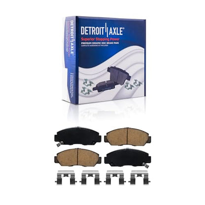 Detroit Axle - Brake Kit for 2006 2007 2008 2009 2010 2011 Acura CSX - size: 8PR53166/kit