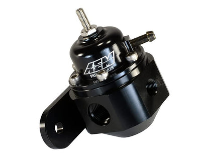 AEM 25-302BK Black High Volume Adjustable Fuel Pressure Regulator